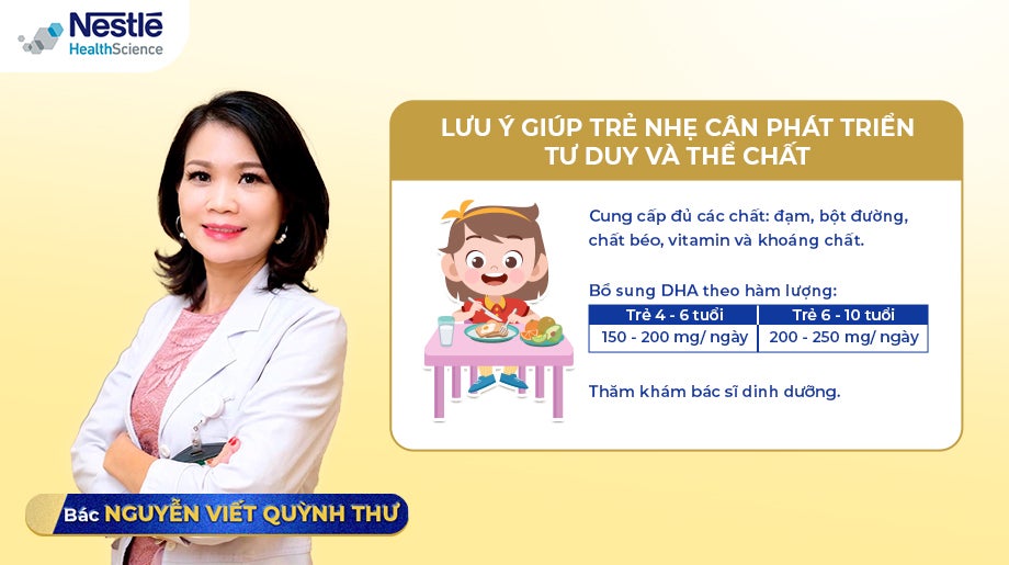 Bác Nguyễn Viết Quỳnh Thư Chia Sẻ Những Lưu Ý Giúp Trẻ Nhẹ Cân Thấp Còi Phát Triển Tư Duy Và Thể Chất