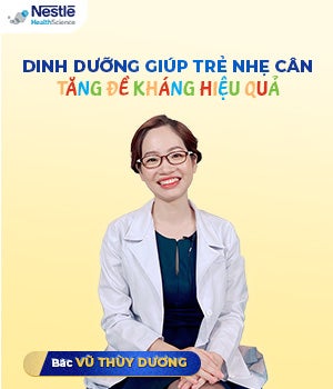 Dinh Dưỡng Giúp Trẻ Nhẹ Cân Tăng Đề Kháng Hiệu Quả